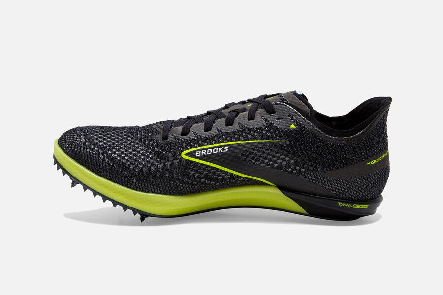 Brooks Wire V7 Spikes Loopschoenen Dames - Zwart/Groen - 124738JNB